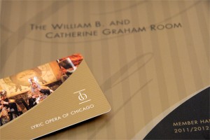 Lyric Opera Graham Room Member Card