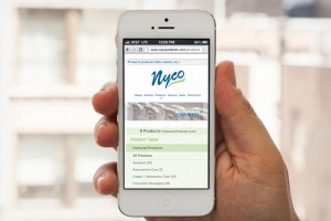 Responsive Web Design for Smart Phone | Nyco Products Company